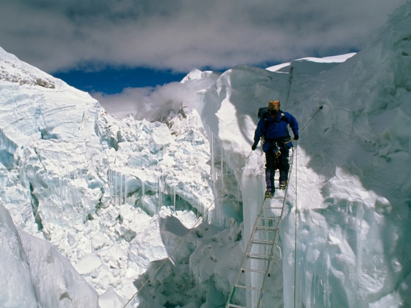 Distance from Everest Base Camp to the Summit of Mount Everest 3 Khumbu Icefall, Everest