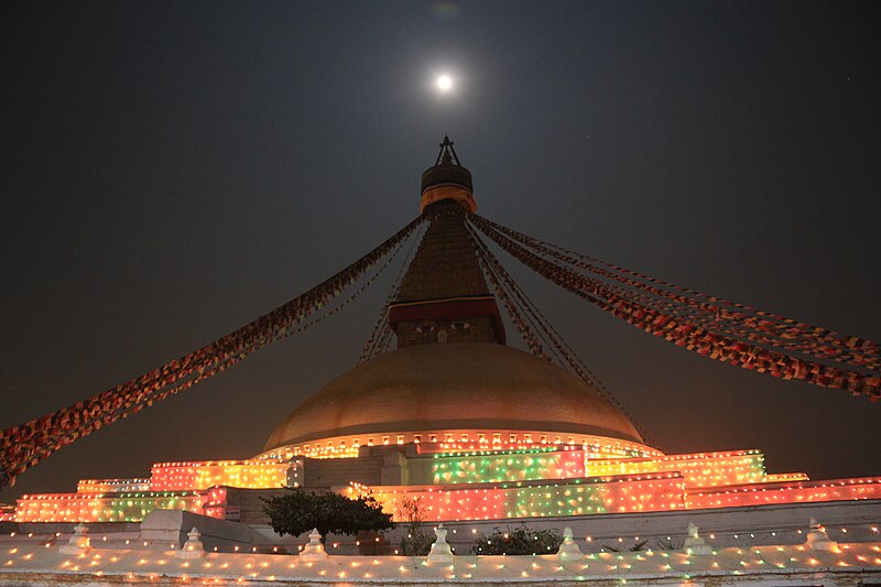 Boudhanath Stupa: Exploring the Spiritual Significance and History 5 Boudhanath on the full moon day and Buddhajayanti