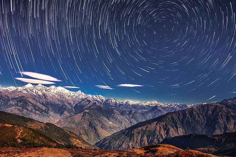 Gosaikunda Village 3 800px Starry night in Langtang National Park
