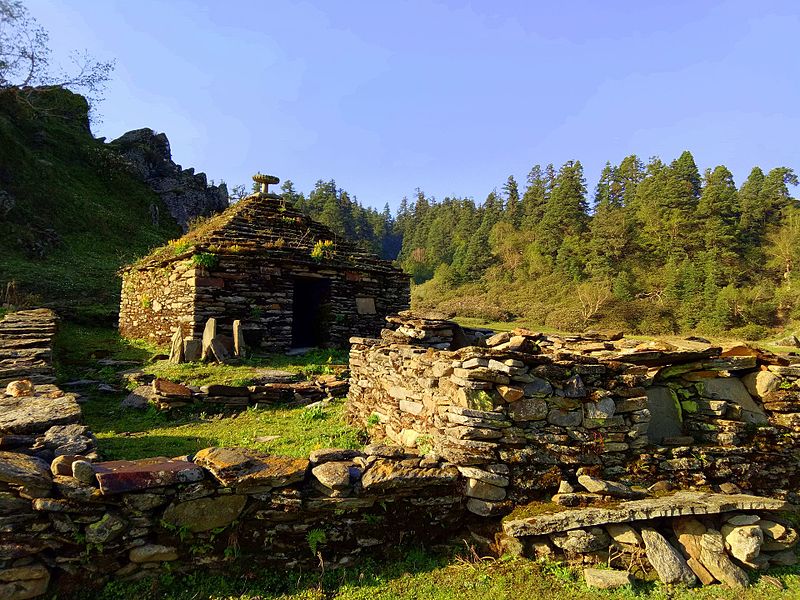 Khaptad National Park: A Journey via Breathtaking Wilderness 4 An older temple near the Triveni Temple