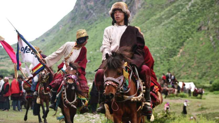 Tsum Valley: Exploring the Hidden Valley 2 Horse riding organized in first Shyagya Festival in 2009 in Upper Tsum. Photo: Lopsang Chiring Lama