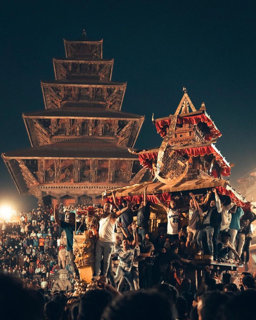 Nepal's Thrilling Spectacle: A Look at Biska Jatra 4 Biska Jatra
