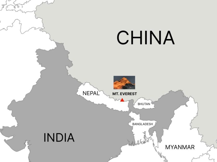 Finding Everest: Where is Mount Everest Located? 2 Mount Everest Location in Map