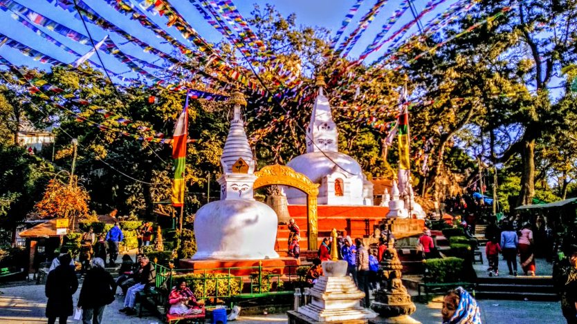 Get Inspired at Swayambhunath (Monkey Temple) 9 Sawayambhunath behind
