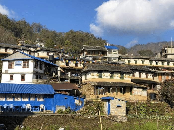 Types of Trekking in Nepal 2 tea houses in Ghandruk Nepal