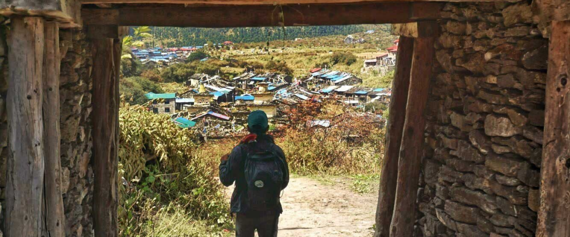 Samagaun Village in Manaslu 1 Samagaun Village